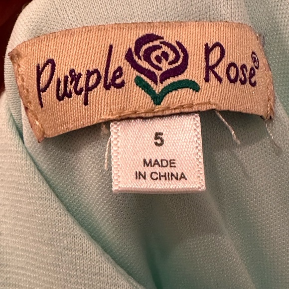 Pastel Striped Dress Girls 5T - Picture 4 of 4